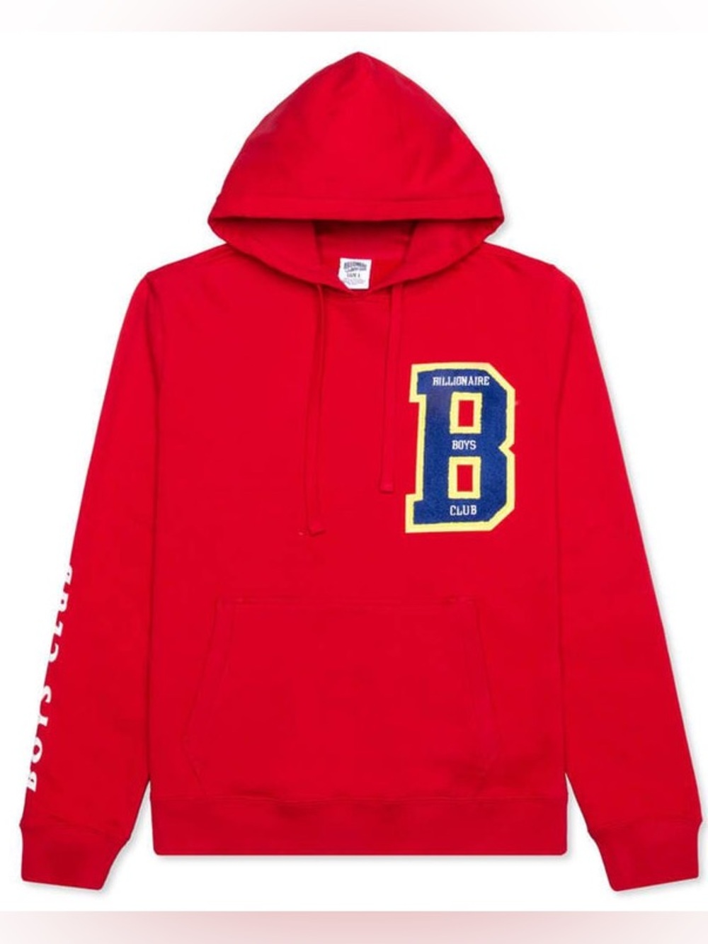 Billionaire Boys Club BB Letters Patch Front & Back Design Hoodie Size Large